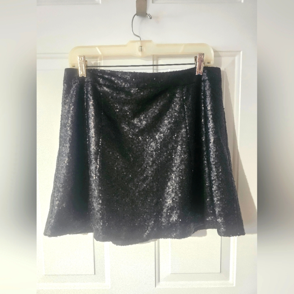 Sequin mini skirt